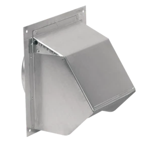 Broan-NuTone 641 Aluminum Wall Cap for 6 Round Duct with Backdraft Damper and Bi - Picture 1 of 1