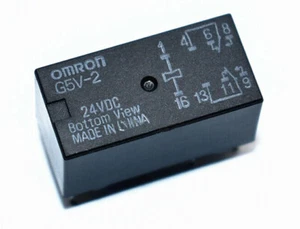Omron G5V-2 24 V DC PCB Halterung Signal Relais DPDT OM0349A # - Bild 1 von 3