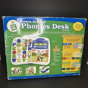 LeapFrog Phonics Desk Learn To Read  Desk Super Center Alphabet Vintage 2002 - Picture 1 of 9