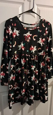 Vestido de Navidad manga larga 12C para niñas talla XL Foto 1 de 3