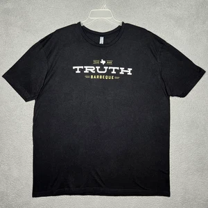 Camiseta negra Truth Barbecue Houston Texas BBQ - Para hombre 3XL - Gráficos de lados dobles - Imagen 1 de 10