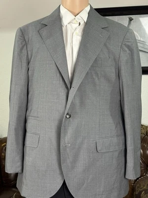 Brunello Cucinelli Gray Wool Silk Unstructured Suit jacket Blazer 54IT 44R NWOT - Image 1 of 4