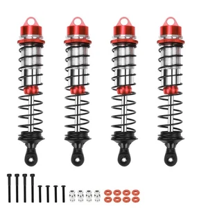 4x Alloy Front Rear Shocks Absorber 117mm for 1-10 Traxxax Maxx Upgrade Parts - Picture 1 of 8