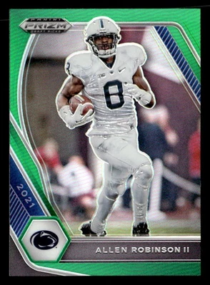 Allen Robinson II 2021 Panini Prizm Draft Picks Green Card #41 Penn State - Image 1 of 2