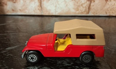 Matchbox Superfast Rojo No.53 CJ8 JEEP Die-Cast con Capucha por Lesney 1977 Foto 1 de 4