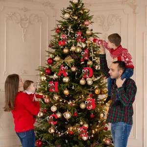 Ciondolo Natalizio 26 Lettere Legno Dipinto Albero di Natale Ornamento Festa♎ Decorazione Z4Y5 - Foto 1 di 34