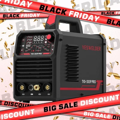 IGBT STICK/DC TIG/PULSE TIG 3 In 1 Welding Machine 205A 110&220V Dual Voltage - Image 1 of 4