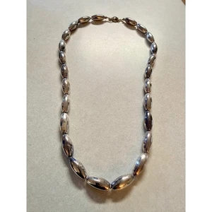 Collar LT de plata de ley con cuentas de 34" 103 g - Imagen 1 de 9