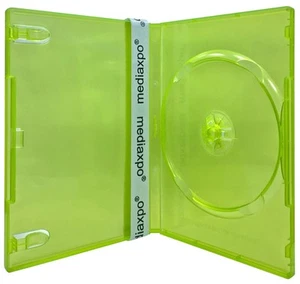 STANDARD Clear Green Color Single DVD Cases Lot - Afbeelding 1 van 3
