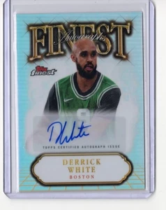 2024-25 Topps Finest Derrick refractor blanco autógrafo Celtics - Imagen 1 de 1