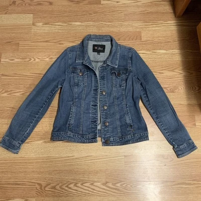 Chaqueta de mezclilla Guess Jeans para niñas talla XL (16) azul Foto 1 de 3