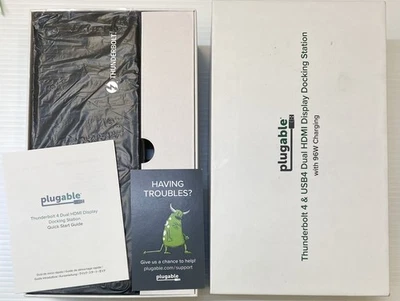 Base enchufable Thunderbolt 4 para monitor 8K 96W carga TBT4-UD5 Foto 1 de 4