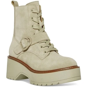 Aqua College Womens Gecko Black Combat & Lace-Up Boots 11 Medium (B,M) BHFO 5528 - Picture 1 of 3