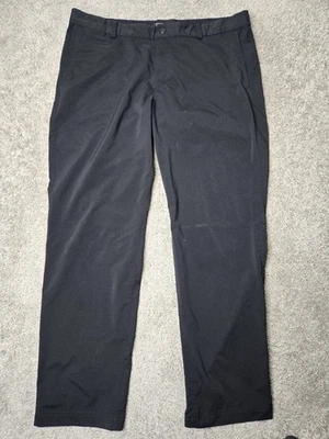 Nike Golf Tour Performance Dri-Fit Pants Size 38x32 Color Black Straight Fit - Image 1 of 4