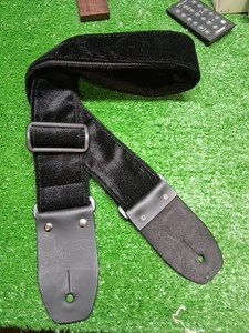Gitarrengurt schwarz Samt - Bild 1 von 5
