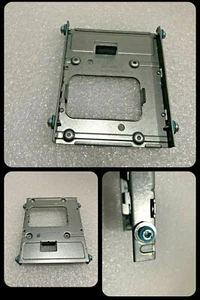 HP 2.5 to 3.5 HDD/SSD Tray Mounting Adapter Bracket 574417-001 w/Screws! - Foto 1 di 1