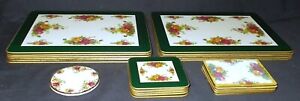 Royal Albert OLD COUNTRY ROSES - 24 Assorted Placemats and Coasters