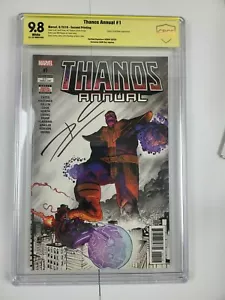 Thanos Annual #1 segunda impresión variante 9,8 firmada por Donny Cates - Imagen 1 de 3