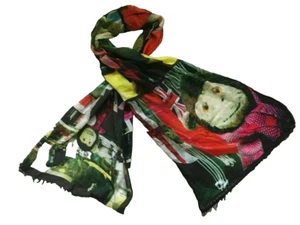 Paul Smith Scarf | Mr Brown Printed Square Scarf Adventure No. 2 🧣 - Picture 1 of 5