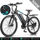 26In Electric Bike 500W 48V Cruiser City e Bike Adults Commuting Bicycle