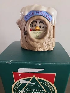 HALLMARK KEEPSAKE COLLECTOR'S CLUB ORNAMENT CLUB HOLLOW 1990 Owl Vintage  - Picture 1 of 10