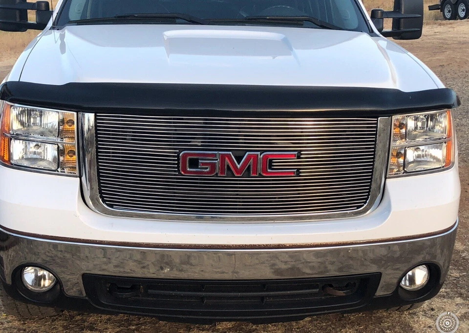 Верхняя вставка решетки GrillCraft GMC2028-BAO серии BG подходит для GMC Sierra 2007-2009 годов выпуска - Изображение 1 из 4