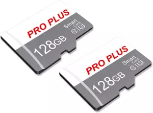 2 Pack TF Card 128GB with Adapter, High Speed Memory Card, UHS-I C10 A1 Memory T - Picture 1 of 12