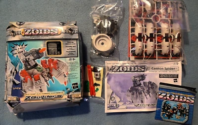 2003 Hasbro Zoids Z-Builders Cannon Spider Complete in Packaging w/ Damaged Box - Image 1 of 4