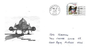 NASA Dryden Flight Research Center Edwards CA May 19 1977 Cacheted Cover - Picture 1 of 1