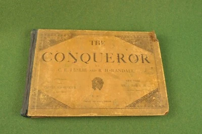 _ The Conqueror by C.E. Leslie/R.H. Randall Piano Music Railway Advertising 1880 - Image 1 of 4
