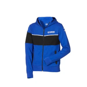 Official Yamaha Racing Paddock Blue Race Men's 'Cornwall' Hoodie Sweatshirt - Picture 1 of 5