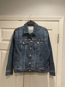 Old Navy Jean Jacket Womans Size XL Blue Denim - Picture 1 of 3