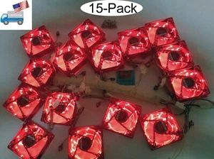 Wholesale Lot 15: NEW 80mm RED LED Cooling Fan Array Kit for Open Mining/Gaming - Picture 1 of 16