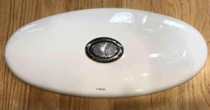 FABAC dual-flush Toilet Tank oval Lid cover 15" X 6 7/8'  Excellent Cond RARE! - Picture 1 of 3