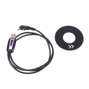 USB Programming Cable With Driver CD For UV-5RE UV-5R Pofung UV 5R Walkie Talkie - Afbeelding 1 van 7