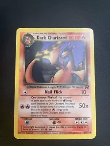 Pokemon Card Dark Charizard 21/82 Rare Team Rocket Non Holo WOTC - Picture 1 of 4