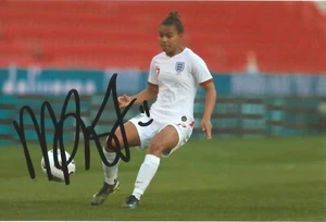DAMAS INGLESAS: FOTO DE ACCIÓN FIRMADA POR NIKITA PARRIS 6x4 + certificado de autenticidad *leonas**copa del mundo* - Imagen 1 de 1