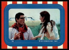 1983 Topps Superman III Sticker Clark Kent Superman #16