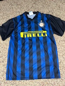 Inter Milan Soccer Jersey Football Club Italy Pirelli Shirt Men S - Picture 1 of 4