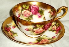 Royal Chelsea Cup Saucer Golden Rose