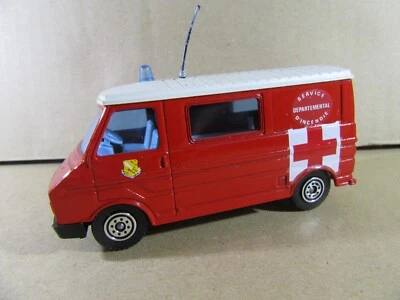 266U Vintage 1976 Solido 368 France Citroën C35 Wa Service Dept Fire 1:50 - Image 1 of 4