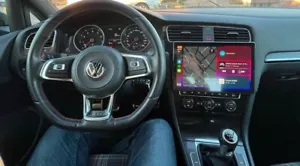 Navigatore Auto Volkswagen Golf 7 7.5 GTI Gtd R Line QLED 2k Android 13 WiFi 5G - Foto 1 di 2