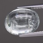 Certificate! AQUAMARINE 4.56 ct Light Blue Oval Cab. 11.3x8.5x6.1 mm VS1 Clarity
