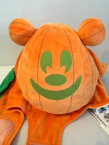 Disney Parks "Halloween Topolino" Zucca Luminosa al Buio Costume Pet ~ Taglia L - Foto 1 di 3