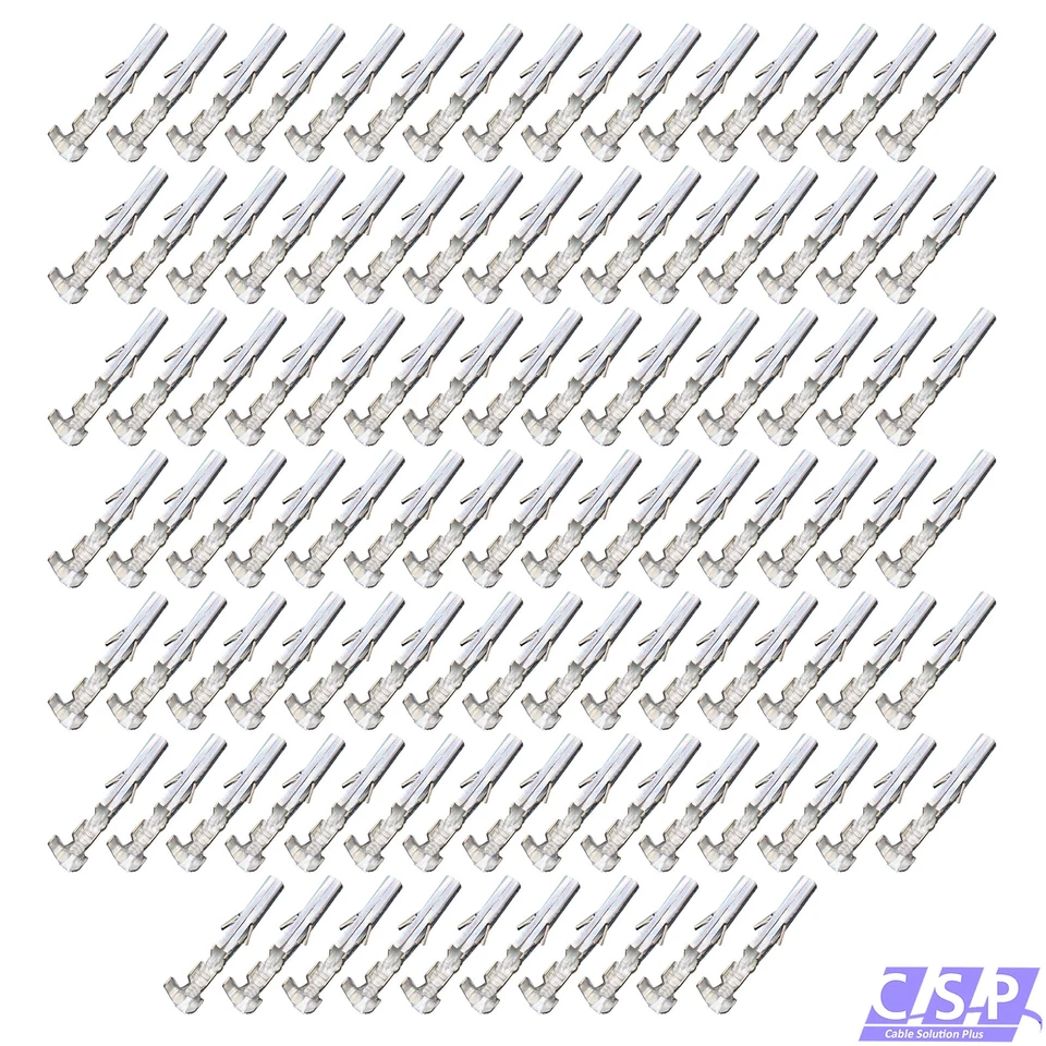CABLE SOLUTION PLUS DEUTSCHLAND GMBH 100x Kontakt Molex Buchse 39-00-0038 39-00-0039 Mini-Fit Jr. AWG18-24 Crimp Pin