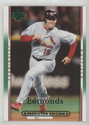2007 Upper Deck Predictor Edition Green Jim Edmonds #448 - Image 1 of 2