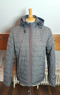 TOMMY HILFIGER SORONA ECO DOWN GREY JACKET MENS SIZE SMALL  VERY GOOD CONDITION - Image 1 of 4