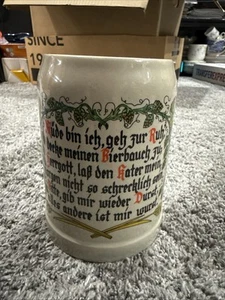 Vintage West Germany Gerz Stoneware Mug/Stein .5L - Picture 1 of 5