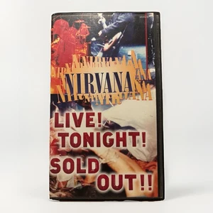 NIRVANA Live! Tonight! Sold Out!! (VHS, 1994) from JAPAN - Picture 1 of 6