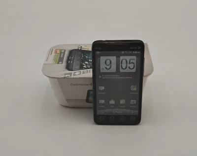 Smartphone HTC EVO 4G Sprint PCS Android Negro | Funciona | Cuerpo en mal estado Foto 1 de 4